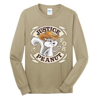 Justice For Peanut The Squirrel Tall Long Sleeve T-Shirt