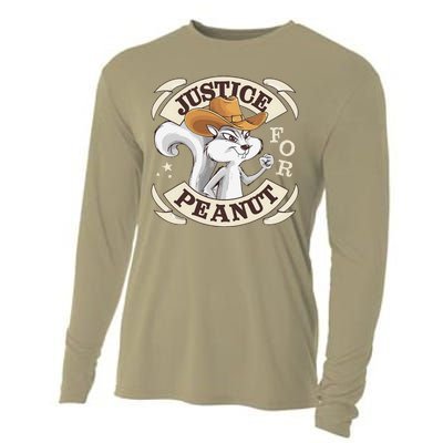 Justice For Peanut The Squirrel Cooling Performance Long Sleeve Crew