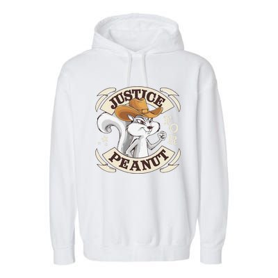 Justice For Peanut The Squirrel Garment-Dyed Fleece Hoodie