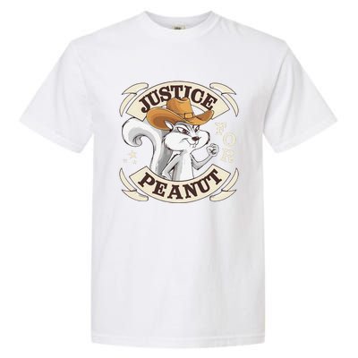 Justice For Peanut The Squirrel Garment-Dyed Heavyweight T-Shirt