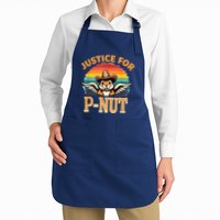 Justice For Peanut P’Nut Pnut Squirrel Lover Full-Length Apron With Pockets