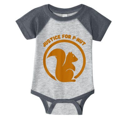 Justice For Peanut P’Nut Pnut Squirrel Lover Infant Baby Jersey Bodysuit