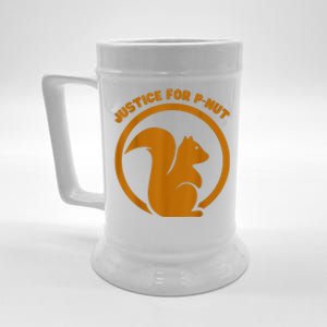 Justice For Peanut P’Nut Pnut Squirrel Lover Beer Stein