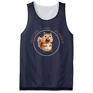 Justice For Peanut Design For Peanut Squirrel Mesh Reversible Basketball Jersey Tank