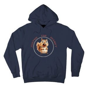 Justice For Peanut Design For Peanut Squirrel Tall Hoodie