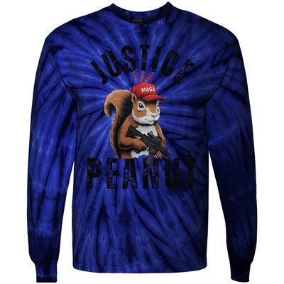 Justice For Peanut The Squirrel & Fred The Racoon Tie-Dye Long Sleeve Shirt