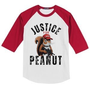 Justice For Peanut The Squirrel & Fred The Racoon Kids Colorblock Raglan Jersey