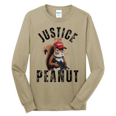 Justice For Peanut The Squirrel & Fred The Racoon Tall Long Sleeve T-Shirt