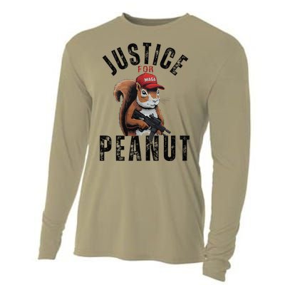 Justice For Peanut The Squirrel & Fred The Racoon Cooling Performance Long Sleeve Crew