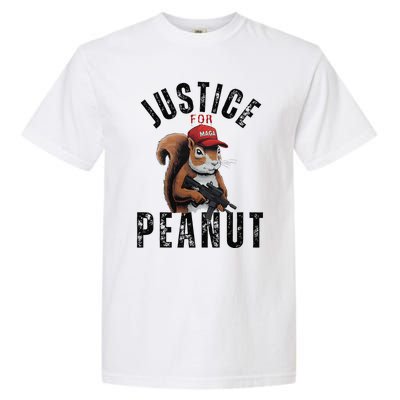 Justice For Peanut The Squirrel & Fred The Racoon Garment-Dyed Heavyweight T-Shirt