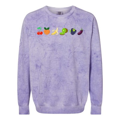 Just Freaking Peachy Feeling Summer Apparel  Colorblast Crewneck Sweatshirt