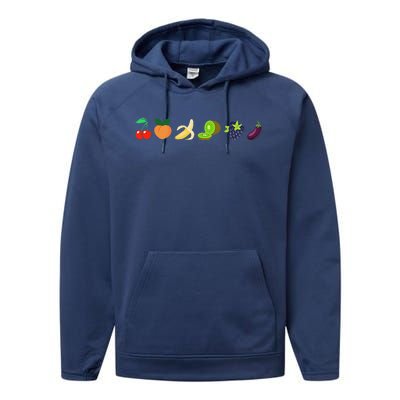 Just Freaking Peachy Feeling Summer Apparel  Performance Fleece Hoodie