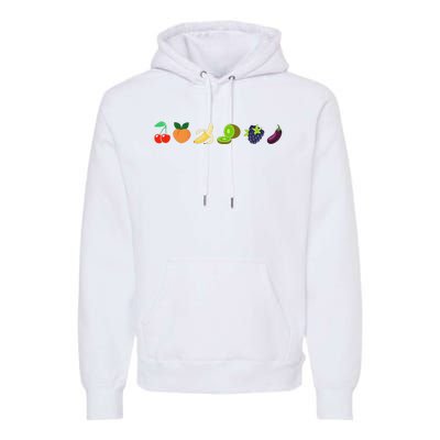 Just Freaking Peachy Feeling Summer Apparel  Premium Hoodie