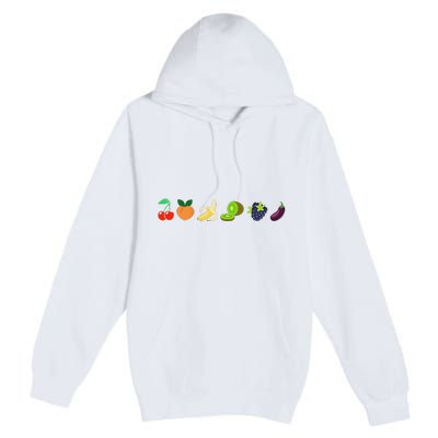 Just Freaking Peachy Feeling Summer Apparel  Premium Pullover Hoodie