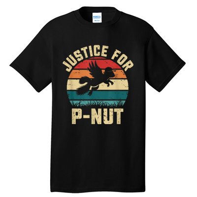 Justice For Peanut P’Nut Pnut Squirrel Lover Tall T-Shirt