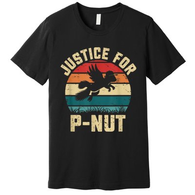 Justice For Peanut P’Nut Pnut Squirrel Lover Premium T-Shirt