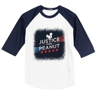 Justice For Peanut The Squirrel P地Ut Pnut Peanut Squirrel Baseball Sleeve Shirt