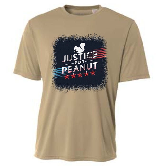 Justice For Peanut The Squirrel P地Ut Pnut Peanut Squirrel Cooling Performance Crew T-Shirt