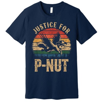 Justice For Peanut P’Nut Pnut Squirrel Lover Premium T-Shirt