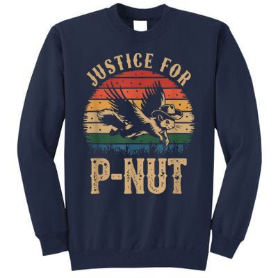 Justice For Peanut P’Nut Pnut Squirrel Lover Tall Sweatshirt