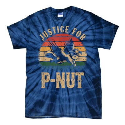 Justice For Peanut P’Nut Pnut Squirrel Lover Tie-Dye T-Shirt