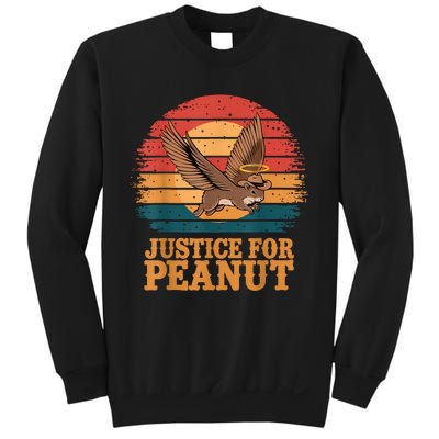 Justice For Peanut The Squirrel Peanut Squirrel Retro Sweatshirt