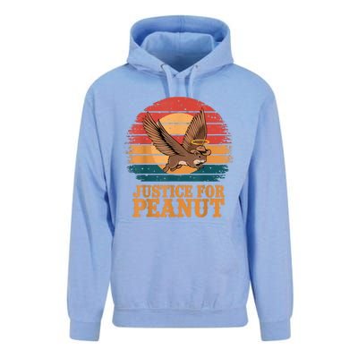 Justice For Peanut The Squirrel Peanut Squirrel Retro Unisex Surf Hoodie