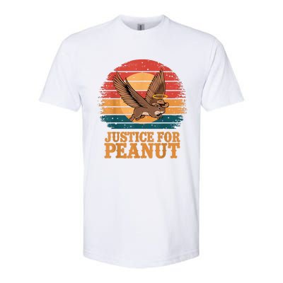 Justice For Peanut The Squirrel Peanut Squirrel Retro Softstyle CVC T-Shirt