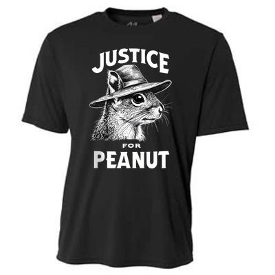 Justice For Peanut The Squirrel P’Nut Pnut Peanut Squirrel Cooling Performance Crew T-Shirt