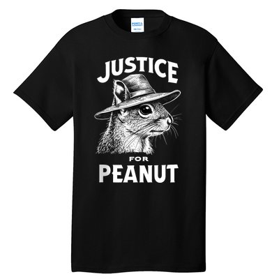 Justice For Peanut The Squirrel P’Nut Pnut Peanut Squirrel Tall T-Shirt