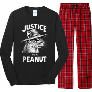 Justice For Peanut The Squirrel P’Nut Pnut Peanut Squirrel Long Sleeve Pajama Set