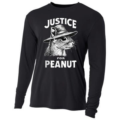 Justice For Peanut The Squirrel P’Nut Pnut Peanut Squirrel Cooling Performance Long Sleeve Crew