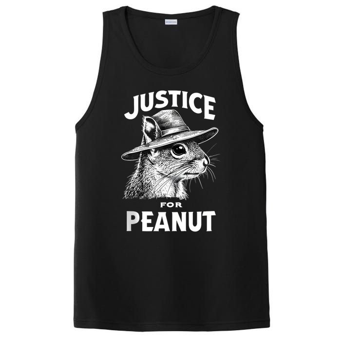 Justice For Peanut The Squirrel P’Nut Pnut Peanut Squirrel PosiCharge Competitor Tank