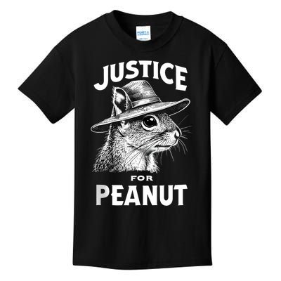 Justice For Peanut The Squirrel P’Nut Pnut Peanut Squirrel Kids T-Shirt