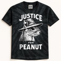 Justice For Peanut The Squirrel P’Nut Pnut Peanut Squirrel Kids Tie-Dye T-Shirt