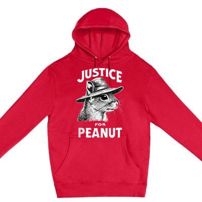 Justice For Peanut The Squirrel P’Nut Pnut Peanut Squirrel Premium Pullover Hoodie