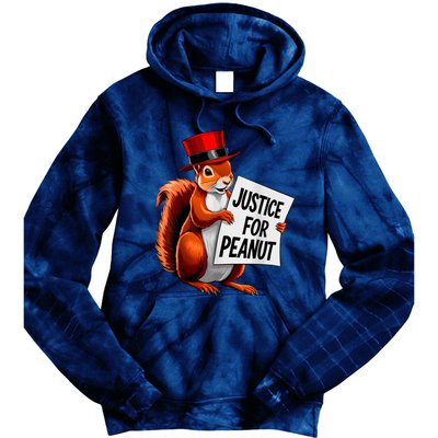 Justice For Peanut The Squirrel Peanut Squirrel Tie Dye Hoodie