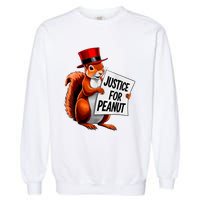 Justice For Peanut The Squirrel Peanut Squirrel Garment-Dyed Sweatshirt