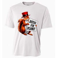 Justice For Peanut The Squirrel Peanut Squirrel Cooling Performance Crew T-Shirt