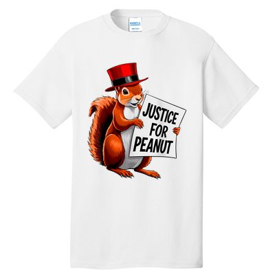 Justice For Peanut The Squirrel Peanut Squirrel Tall T-Shirt