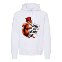 Justice For Peanut The Squirrel Peanut Squirrel Premium Hoodie