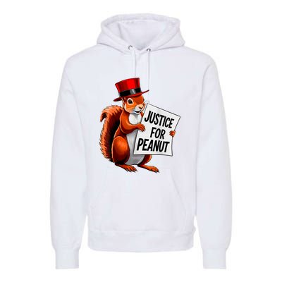 Justice For Peanut The Squirrel Peanut Squirrel Premium Hoodie