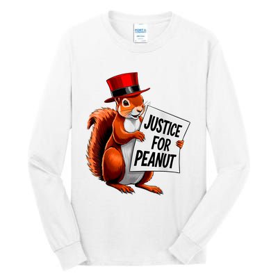 Justice For Peanut The Squirrel Peanut Squirrel Tall Long Sleeve T-Shirt