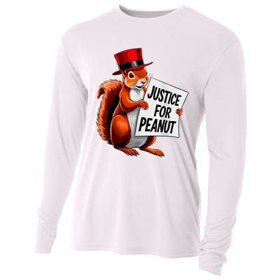 Justice For Peanut The Squirrel Peanut Squirrel Cooling Performance Long Sleeve Crew