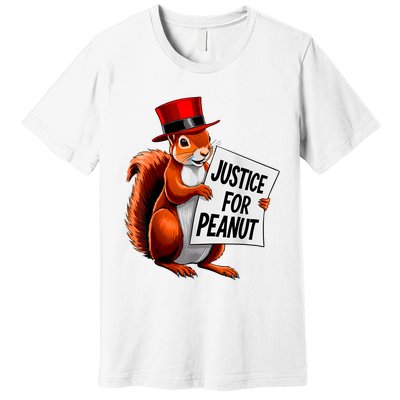 Justice For Peanut The Squirrel Peanut Squirrel Premium T-Shirt