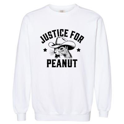 Justice For Peanut The Squirrel Peanut Squirrel Garment-Dyed Sweatshirt