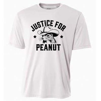 Justice For Peanut The Squirrel Peanut Squirrel Cooling Performance Crew T-Shirt