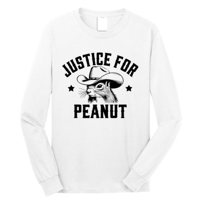 Justice For Peanut The Squirrel Peanut Squirrel Long Sleeve Shirt