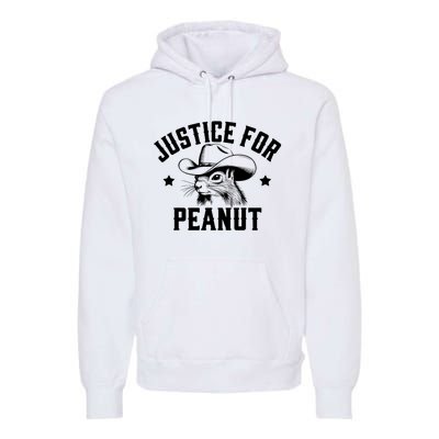 Justice For Peanut The Squirrel Peanut Squirrel Premium Hoodie