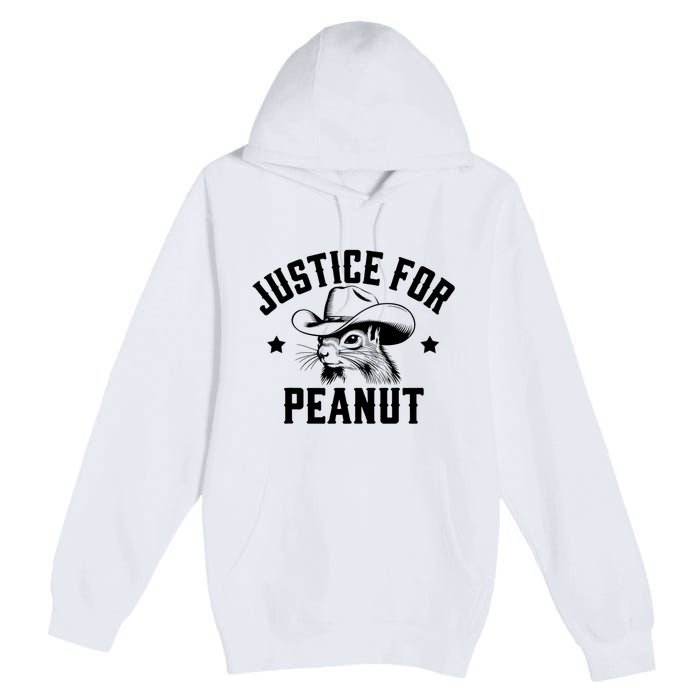 Justice For Peanut The Squirrel Peanut Squirrel Premium Pullover Hoodie